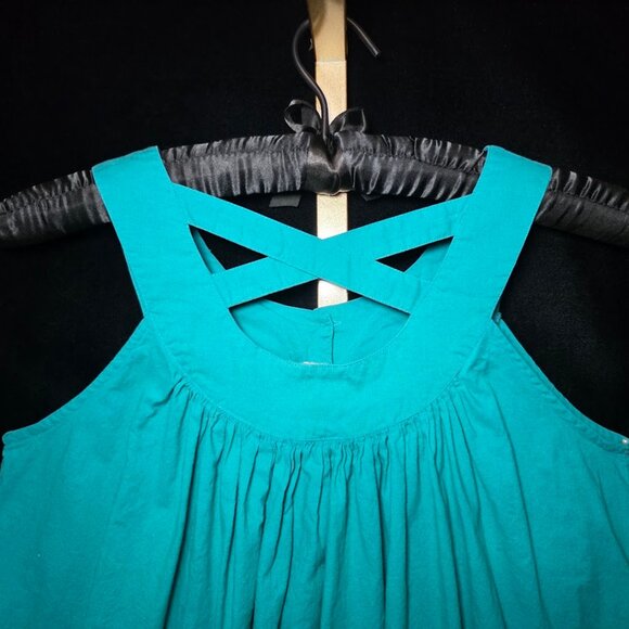 Sea Wind Vtg Embroidered Lounge Dress M - Picture 6 of 9